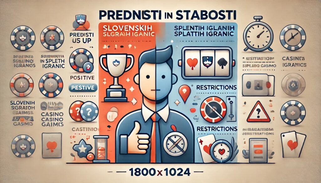 Prednosti in slabosti slovenskih spletnih igralnic